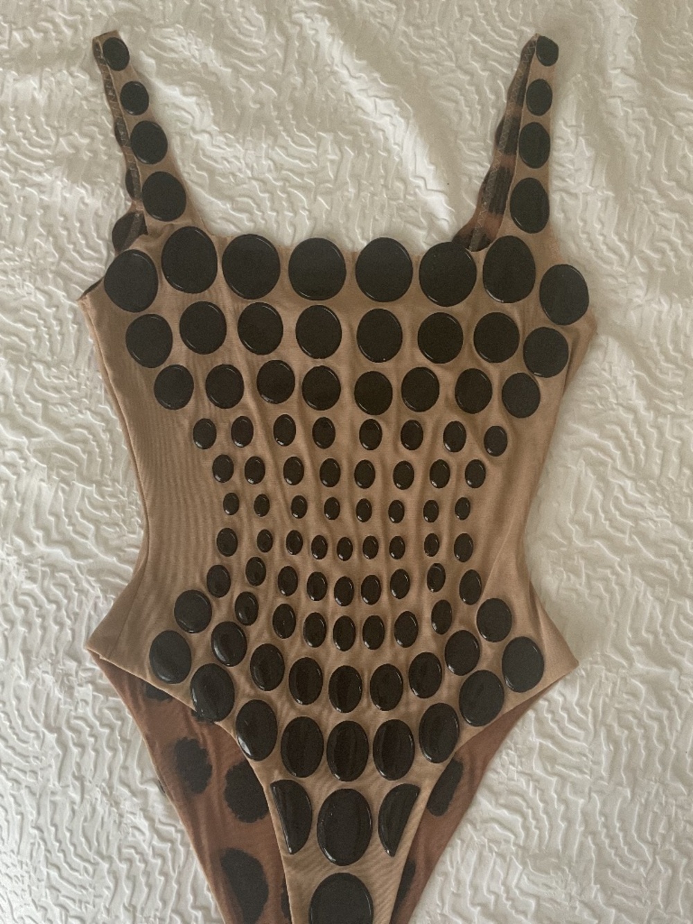 Ema Savahl Ender Bubbles Tan Black One Piece Large - Picture 10 of 12